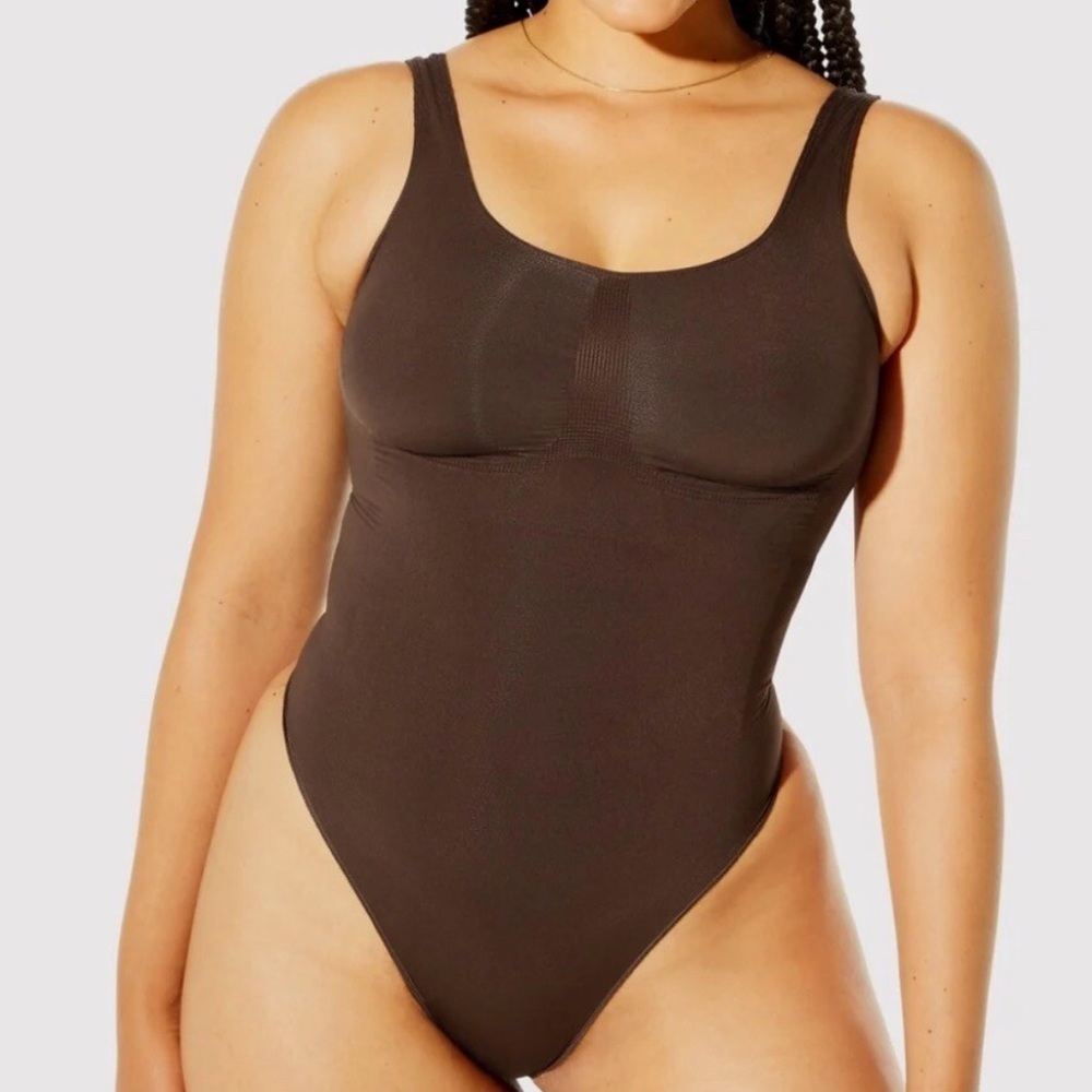 YITTY Nearly Naked Shaping Thong Bodysuit 1X/2X